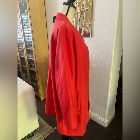 Old Navy - bright coral soft coat - Picture 4 of 9
